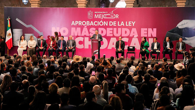  Un gran logro, el candado constitucional para evitar el endeudamiento de Michoacán: Luis Navarro 