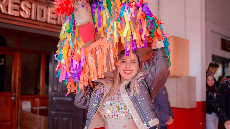 Dayana Pérez Mendoza recibe autoridades tradicionales en el marco del Carnaval 2026 