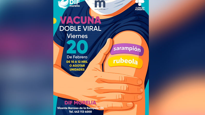 Convoca Paola Delgadillo a jornada de vacunación gratuita para prevenir sarampión y rubéola 