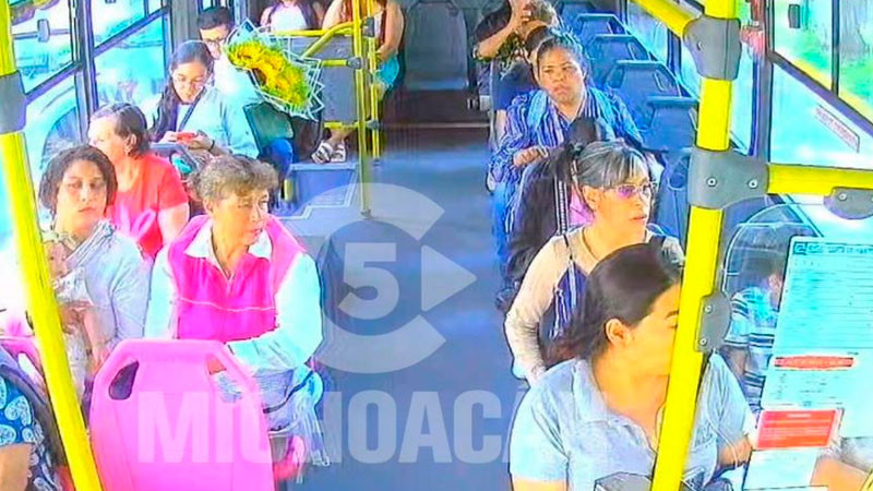 El C5 Michoacán monitorea permanentemente el transporte público de Uruapan 