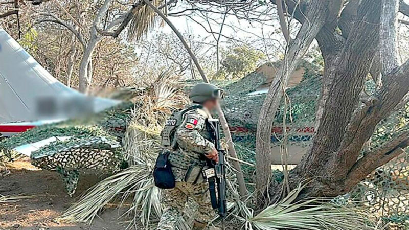 Aseguran aeronave cargada con más de 500 kilos de estupefacientes en Oaxaca 