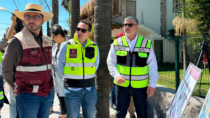 Calzada de los Balnearios en Huandacareo estará lista en marzo, adelantan Velázquez y Zarazúa 