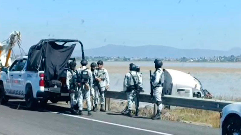 Choque en Cuitzeo, Michoacán, deja un hombre sin vida 