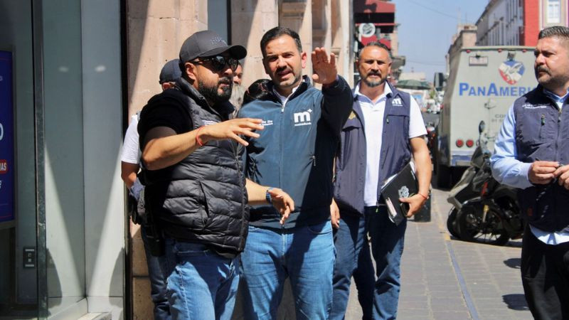 Mantiene gobierno de Morelia operativo para regular comercio en zona centro 