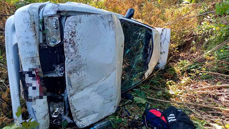 Accidente vehicular en Zitácuaro, Michoacán, deja cuatro heridos 