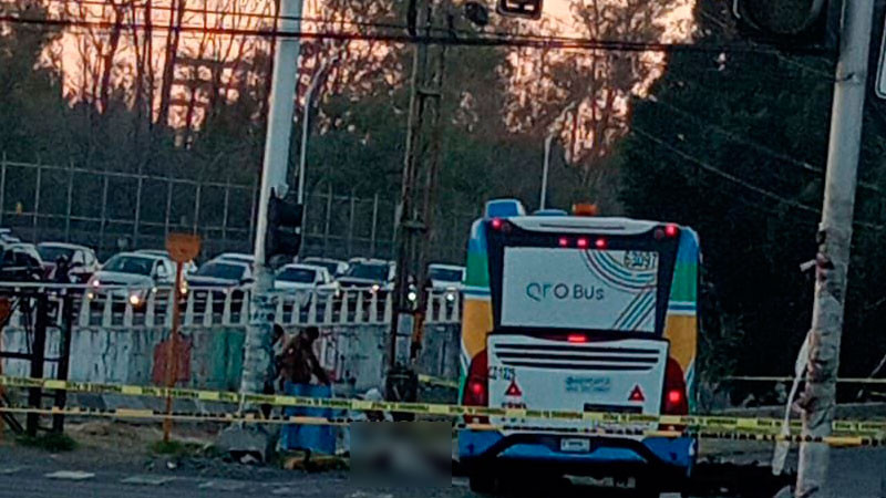 Motociclista pierde la vida al ser arrollado en avenida de la Luz, en Querétaro capital