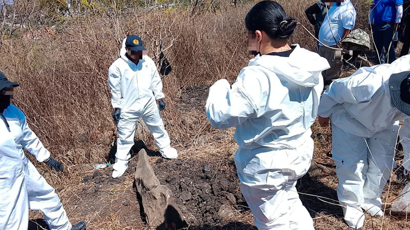 Continúan con acciones de búsqueda forense en el Cerro de la Cruz, en Jacona, Michoacán  