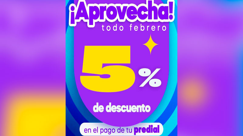 Aprovecha la última semana de descuento en el Predial 