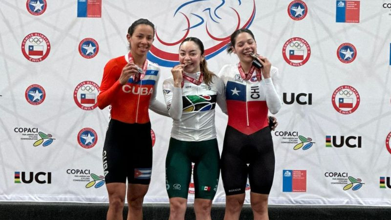 Yareli Acevedo conquista el oro en el Panamericano de Pista 2026 y México lidera el medallero 