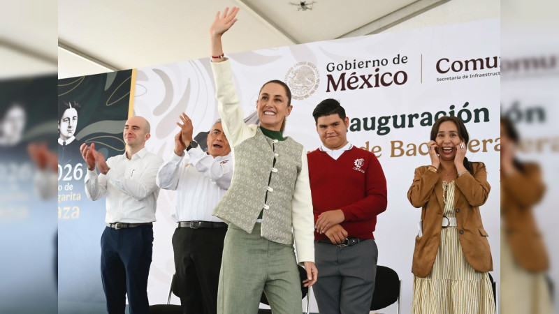 Sheinbaum irrumpe en León con megabachillerato y lanza cruzada nacional por 150 mil nuevos lugares 