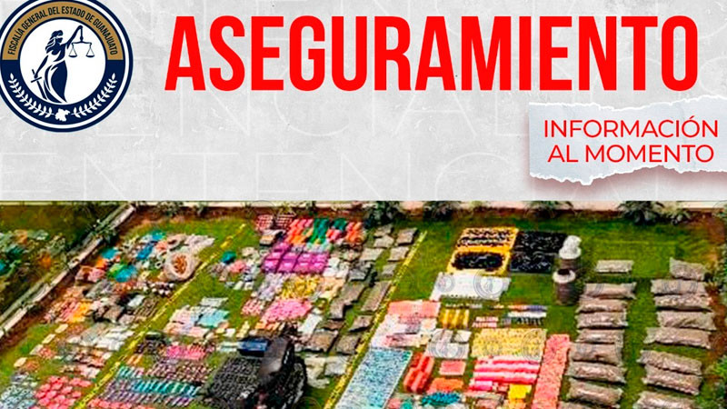 Cateo en León desmantela laboratorio clandestino; aseguran toneladas de insumos y productos ilícitos 