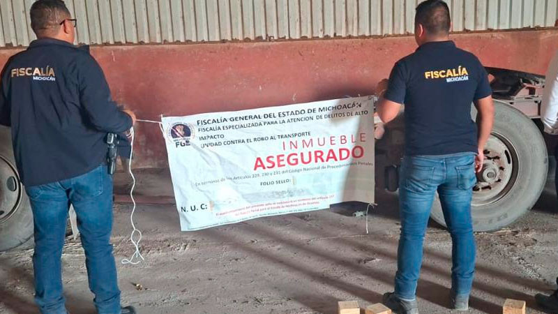 Tras cateo en Tarímbaro, Michoacán aseguran cuatro dollys con reporte de robo 