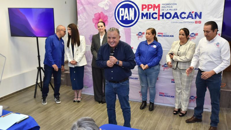 PAN Michoacán, comprometido con la capacitación de las mujeres: Carlos Quintana 
