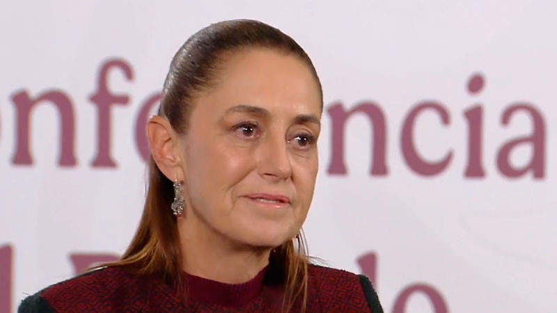 Claudia Sheinbaum pide guardar la calma ante la situación que se vive en el país por el fallecimiento de  