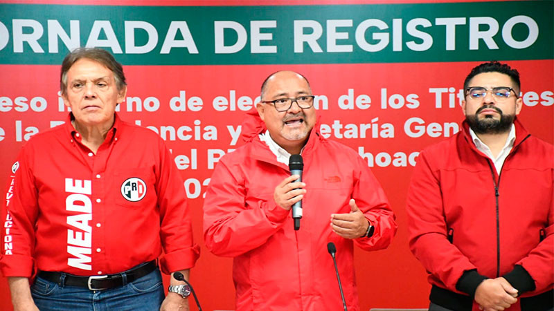 El proceso de renovación de la dirigencia estatal en Michoacán, ha sido equitativo y apegado a los estatutos: Jorge Meade 