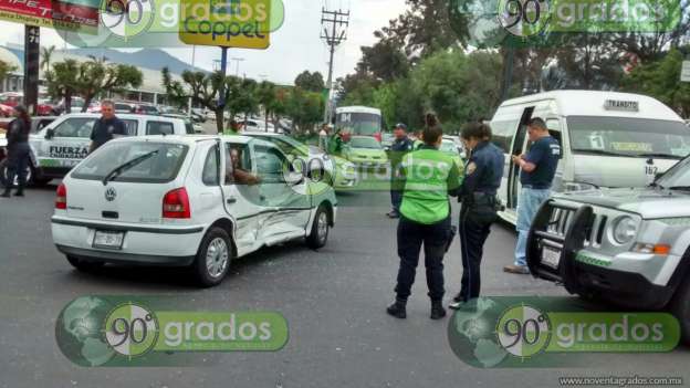 6 heridos tras accidente vial en la ciudad de Morelia - Foto 0