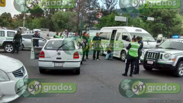6 heridos tras accidente vial en la ciudad de Morelia