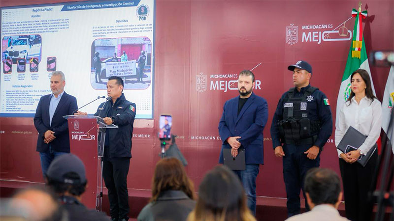 Informa el Gobierno de Michoacán las acciones interinstitucionales de seguridad que se implementaron tras hechos de violencia  