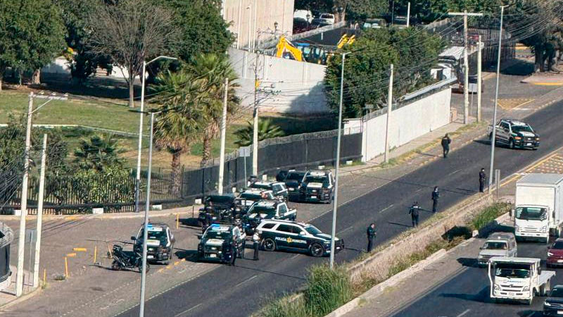 Operativo policial en Paseo 5 de Febrero termina con una persona detenida, en Querétaro capital 