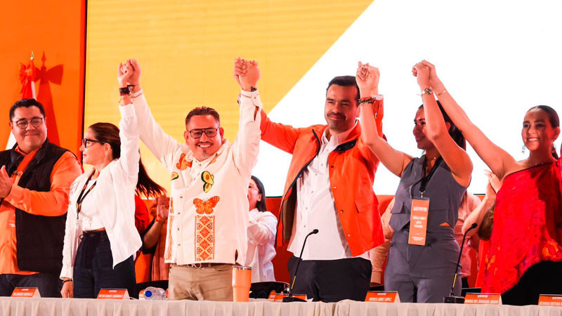 Con Álvarez Máynez, Dante Delgado en Michoacán, Víctor Manríquez asume liderazgo y MC se fortalece rumbo al 2027 