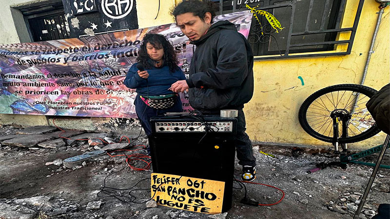 Denuncia la Confederación del Barrio de San Francisquito de la capital queretana que se les impusieron proyectos de obra pública sin consulta previa a la comunidad 