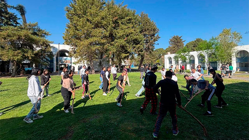 UMSNH vive una gran Jornada Nacional de Tequios en Espacios Deportivos 