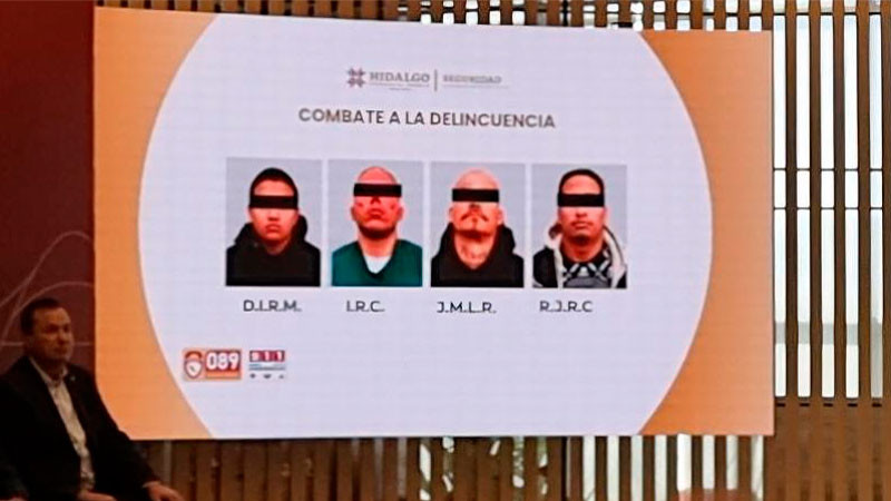 Son detenidos 4 hombres, uno de ellos de nacionalidad cubana, por el incendio de vehículos en carreteras de Hidalgo 