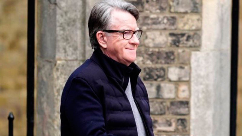 Detienen a ex ministro británico por nexos con Caso Epstein 