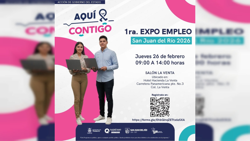 Invita ST a Expo Empleo en San Juan del Río con más 850 vacantes 