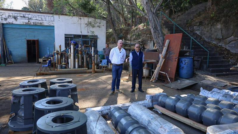 Adolfo Torres instruye atención inmediata a daños por vandalismo en el pozo C5 