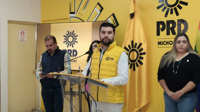 PRD Michoacán no tolera infiltraciones: "Nadie por encima de la Ley" ante casos policiales  