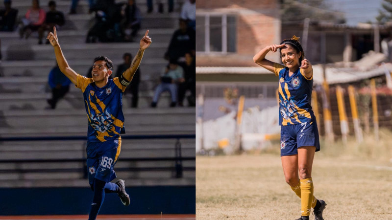 Jugadora y jugador nicolaitas de la Liga TDP lideran tablas de goleo 