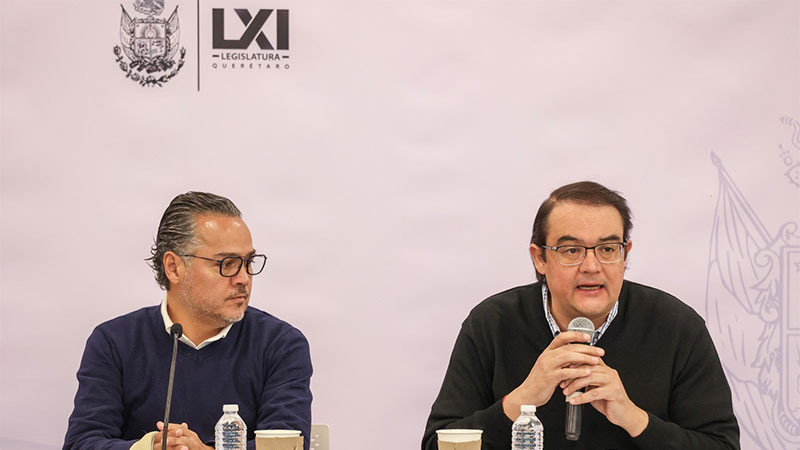 Califica Guillermo Vega como boicot la inasistencia de Homero Barrera y Eric Silva a la revisión de la iniciativa de reforma al Poder Judicial de Querétaro 