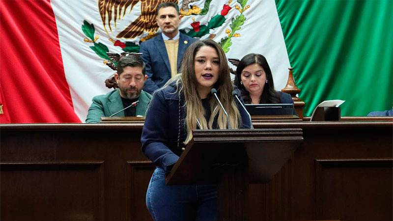 Xóchitl Ruíz propone donación de un mes de salario de diputados de la LXXVI Legislatura de Michoacán para familias de militares caídos 