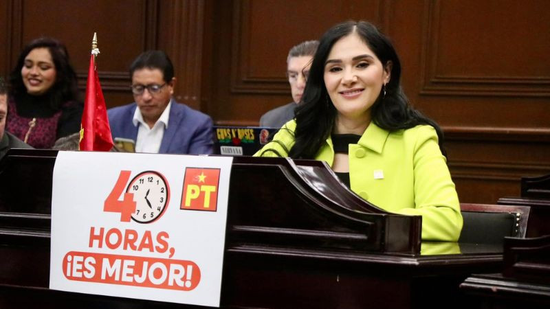 Diana Espinoza celebra aprobación de reducción de jornada laboral en el Congreso de Michoacán 