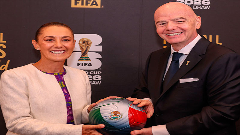 Reitera el presidente de la FIFA a Sheinbaum su confianza para que México sea el país anfitrión de la Copa Mundial  