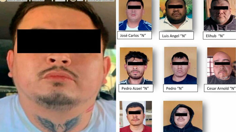 Harfuch confirma detención de 9 presuntos miembros de grupo criminal de Tamaulipas; un líder entre ellos 