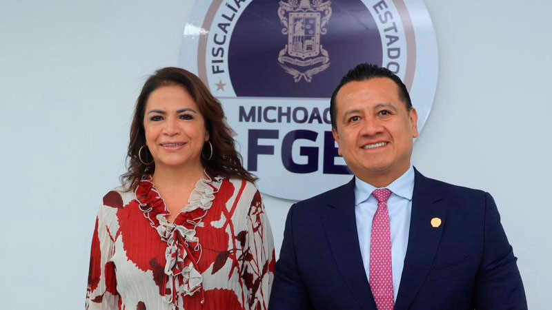 Fabiola Alanís se reúne con Fiscal Carlos Torres Piña y diputados locales para fortalecer Plan Michoacán por la Paz y la Justicia 