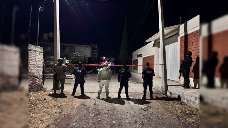 Ataque armado rompe la noche en Queréndaro, Michoacán; un joven resulta herido 