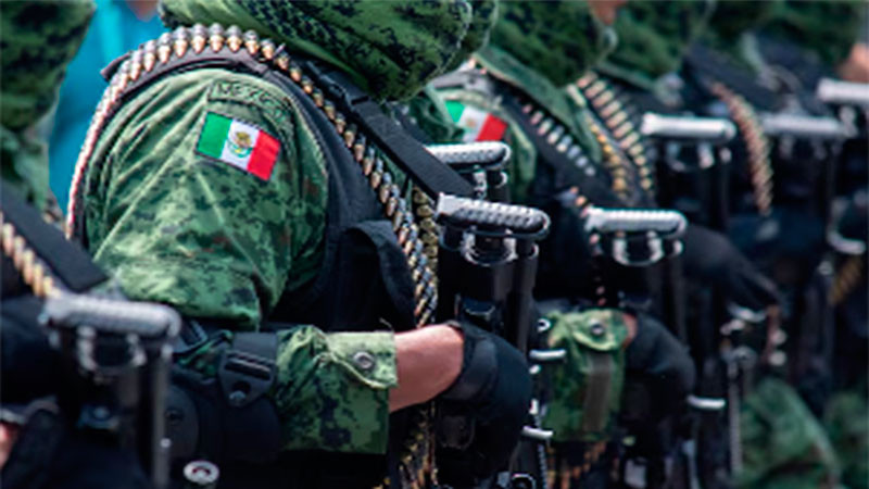 Resguardan fuerzas federales funeraria donde es velado "El Mencho" en Guadalajara, Jalisco 