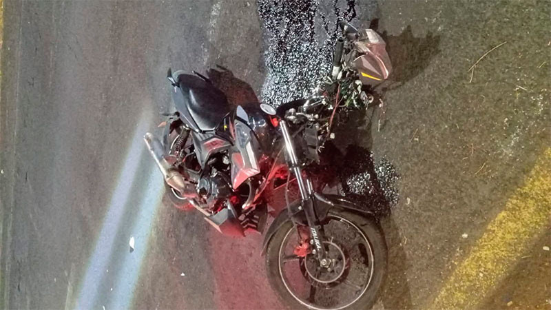 Motociclista pierde la vida en la avenida Juan Pablo II de Morelia, Michoacán  
