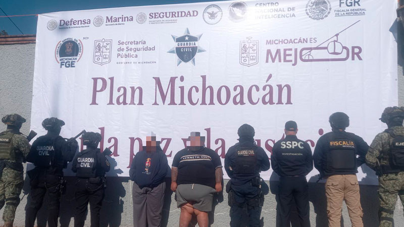 En Apatzingán, Michoacán detienen a presunto operador regional vinculado a extorsión y homicidios 