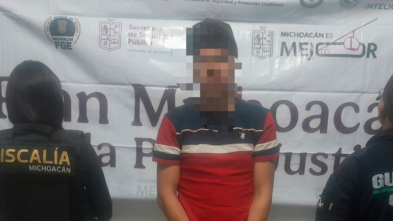Detienen a hombre en posesión de sustancias ilegales, en Huetamo, Michoacán 