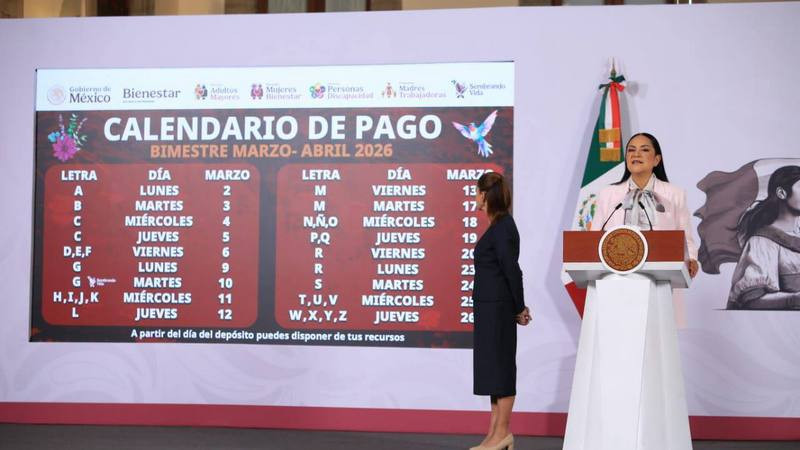 Inicia pago del bimestre marzo-abril de Programas para el Bienestar: Ariadna Montiel 