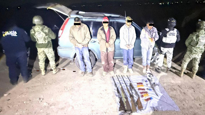 Operativos simultáneos en cuatro estados dejan detenciones, armas y estupefaciente asegurado 