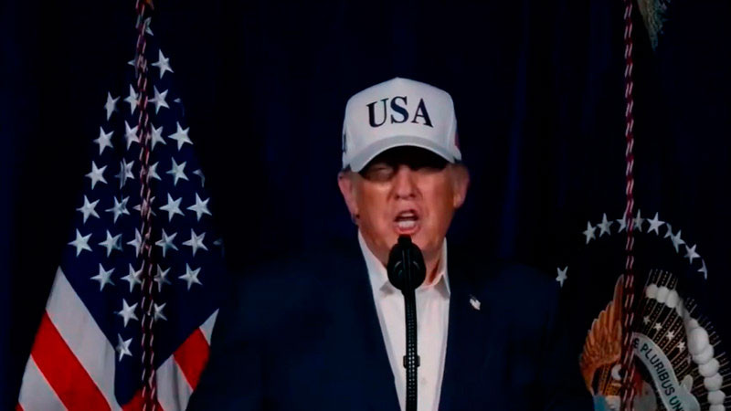 Es demasiado tarde para dialogar con Irán, asegura Trump 