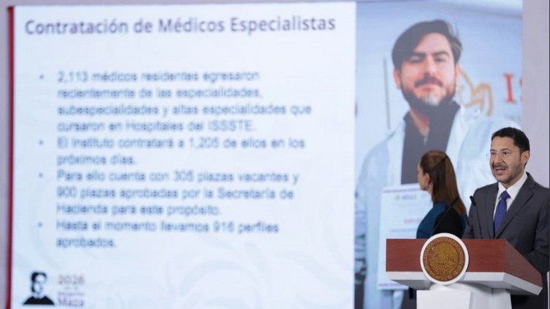 Presenta Martí Batres acciones del Plan de Trasplantes 2026 para incrementar procedimientos en el ISSSTE 
