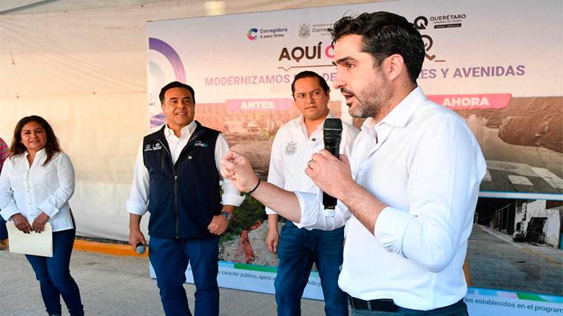 Asegura Agustín Dorantes que Chepe Guerrero está por alcanzar a Mauricio Kuri como uno de los alcaldes con más gestión en obras sociales en beneficio para Corregidora  