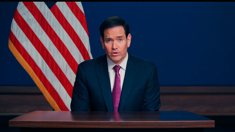 Confirma Marco Rubio que un dron impactó el consulado de EU en Dúbai 