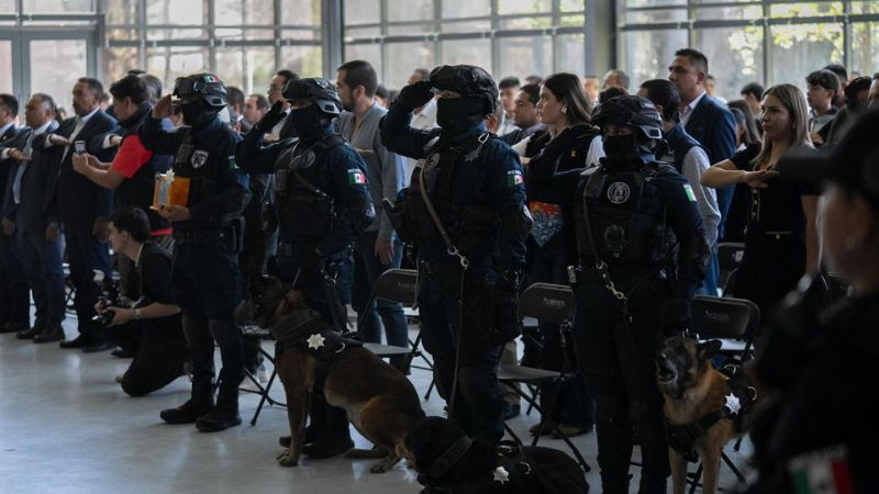 Reconoce Rodrigo Monsalvo trayectoria y legado de la Unidad K9 de la SSPM El Marqués 